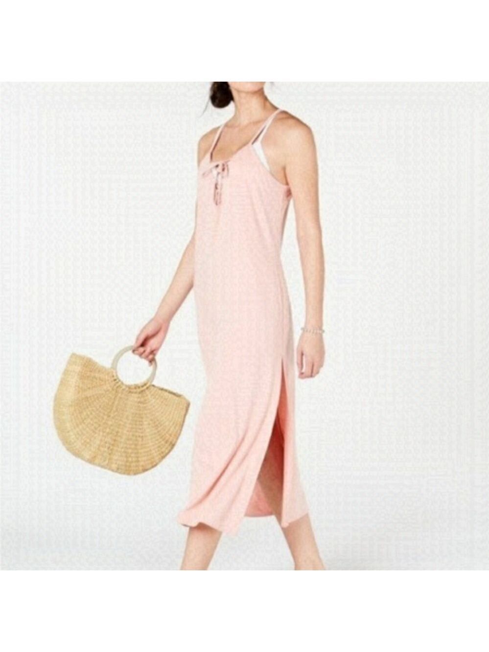 NWT Miken Lace-Up Swim Cover-up Dress